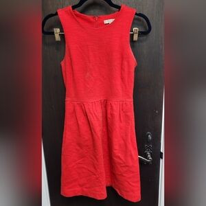 Charming Fitted Top Flare Skirt Red Madewell Dress XS